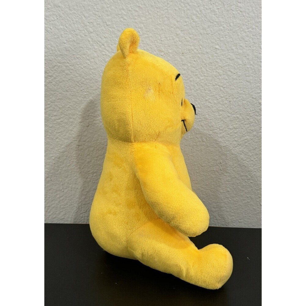 Disney Winnie The Pooh Plush Yellow Bear 12” Stuffed Animal Toy Authentic Disney - Picture 4 of 5